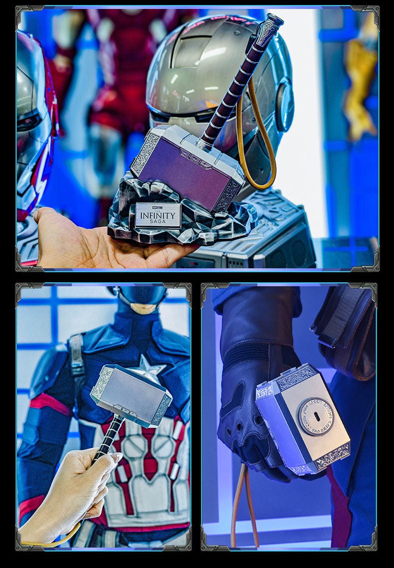 Collectible Pressure-relief Mjolnir w/ Bluetooth speaker