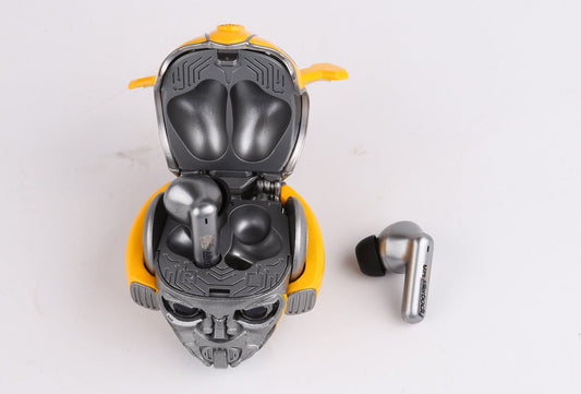 Alloy Bumblebee Bluetooth Earphones- Grey Wireless Earbuds