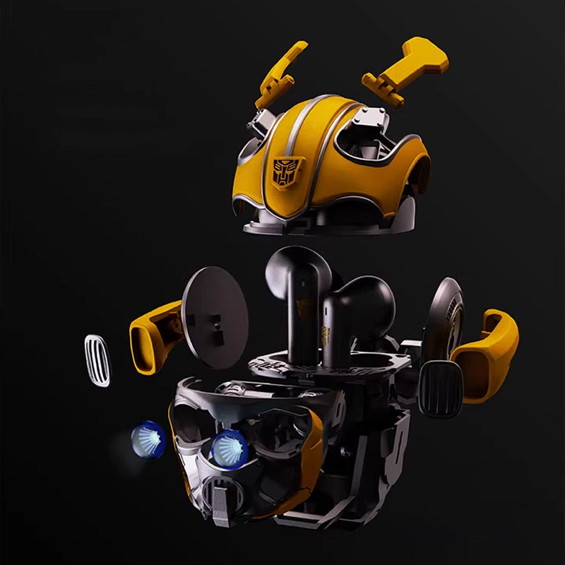 Bumblebee Wireless Alloy Bluetooth Headphones - Color:Silver