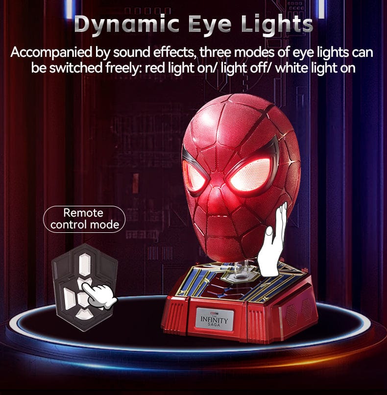 Marvel 1: 1 Collectible Iron Spider Man Wearable Helmet