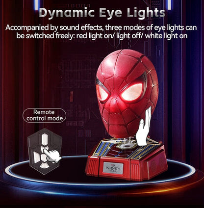 Marvel 1: 1 Collectible Iron Spider Man Wearable Helmet