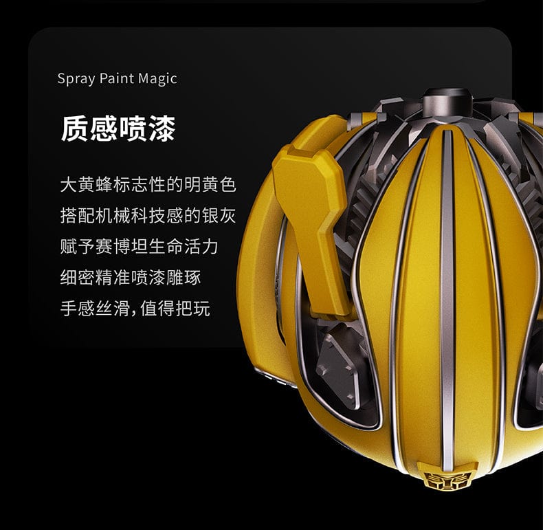 Bumblebee Wireless Alloy Bluetooth Headphones - Color:Silver