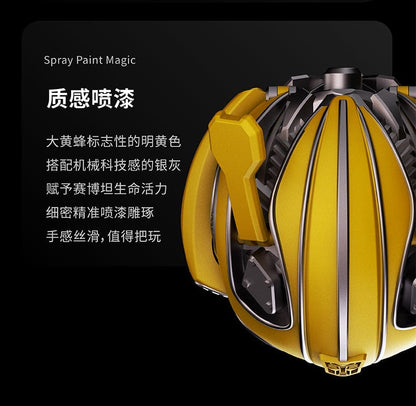 Bumblebee Wireless Alloy Bluetooth Headphones - Color:Silver
