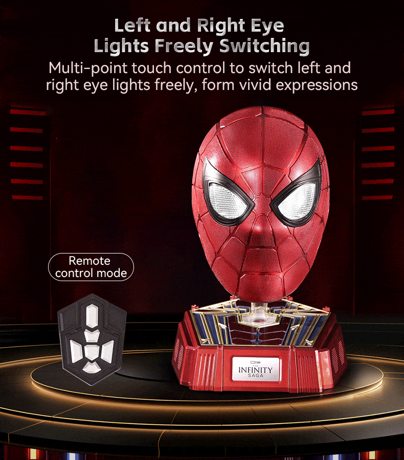 Marvel 1: 1 Collectible Iron Spider Man Wearable Helmet