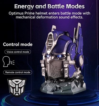 TRANSFORMERS Optimus Prime  Wearable Helmet Collectible Voice Changer（In stock now）