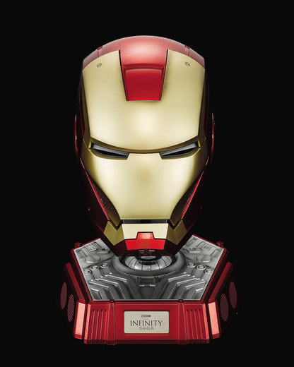 Killerbody 1: 1 Collectible  Iron Man MK7 Wearable Helmet with Bluetooth Speaker Stand