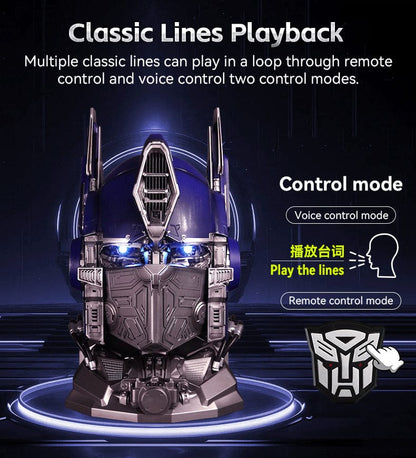 TRANSFORMERS Optimus Prime  Wearable Helmet Collectible Voice Changer（In stock now）