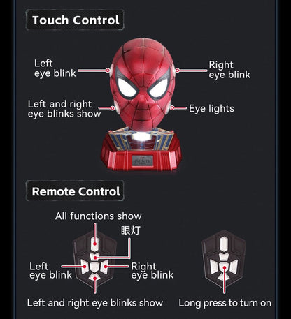 Marvel 1: 1 Collectible Iron Spider Man Wearable Helmet