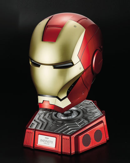 Killerbody 1: 1 Collectible  Iron Man MK7 Wearable Helmet with Bluetooth Speaker Stand
