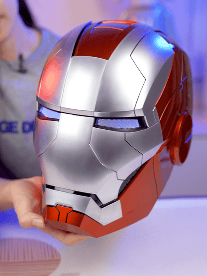 Killerbody 1: 1 Collectible  Iron Man MK5 Wearable Helmet with Bluetooth Speaker stand