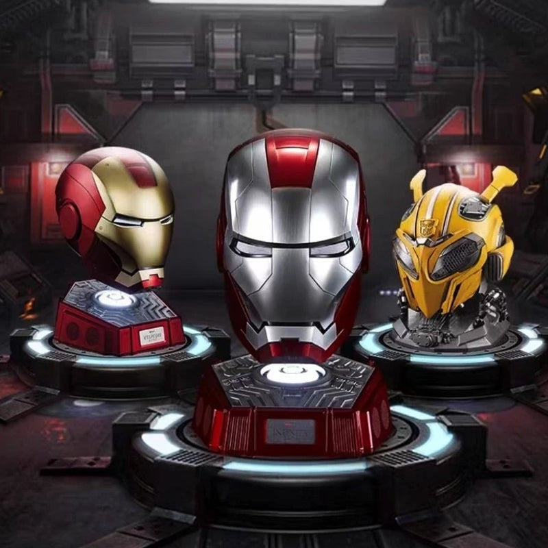 Killerbody 1: 1 Collectible  Iron Man MK5 Wearable Helmet with Bluetooth Speaker stand