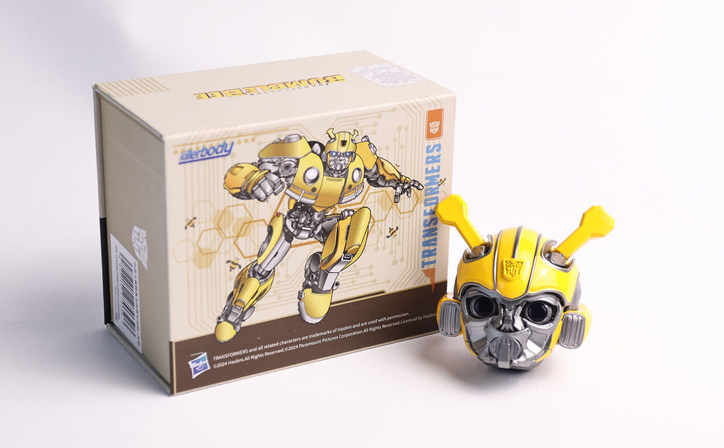 Alloy Bumblebee Bluetooth Earphones- Grey Wireless Earbuds