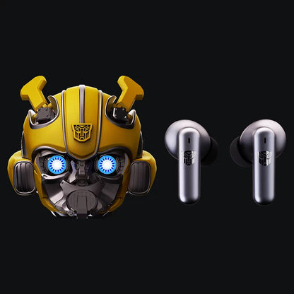 Bumblebee Wireless Alloy Bluetooth Headphones - Color:Silver