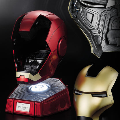 Killerbody 1: 1 Collectible  Iron Man MK7 Wearable Helmet with Bluetooth Speaker Stand