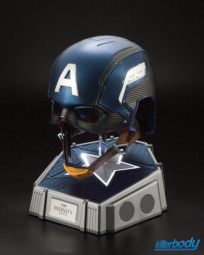 Killerbody 1: 1 Collectible Bluetooth Speaker Captain America Wearable Helmet