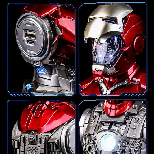 Killerbody Iron Man MK3 Bust Charging Station 3 in 1 Charger Stand