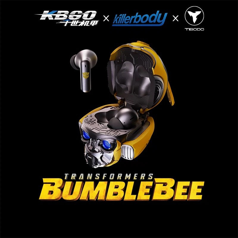 Bumblebee Wireless Alloy Bluetooth Headphones - Color:Silver