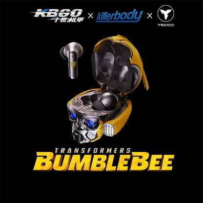 Bumblebee Wireless Alloy Bluetooth Headphones - Color:Silver