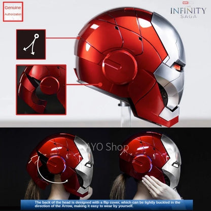 Killerbody 1: 1 Collectible  Iron Man MK5 Wearable Helmet with Bluetooth Speaker stand