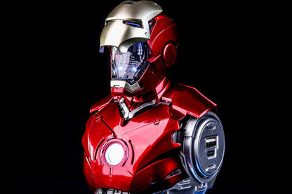 Killerbody Iron Man MK3 Bust Charging Station 3 in 1 Charger Stand