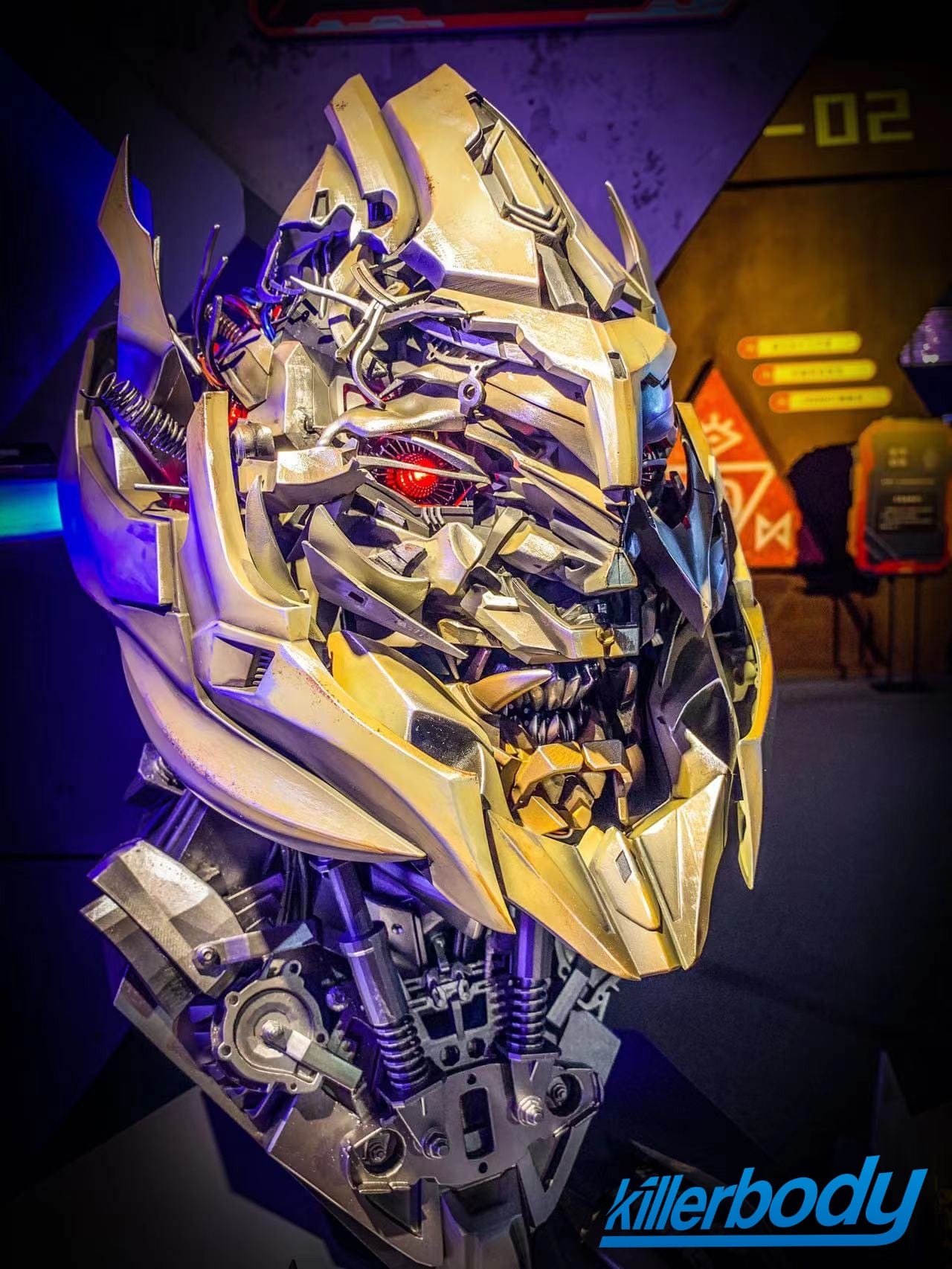 Killerbody TRANSFORMERS Megatron Wearable Helmet  Collectible  Megatron Voice Changer(In stock now！)