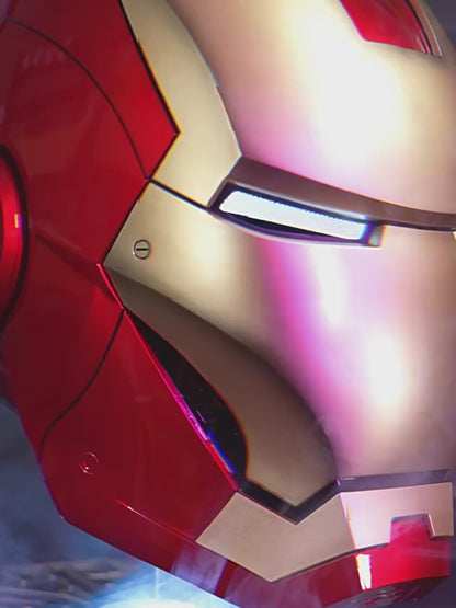 Killerbody 1: 1 Collectible  Iron Man MK7 Wearable Helmet with Bluetooth Speaker Stand